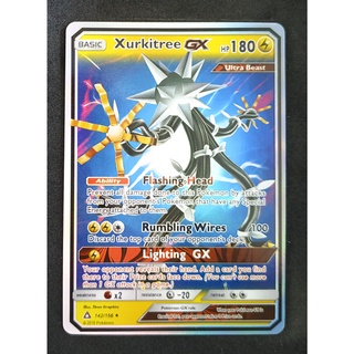 Xurkitree GX 142/156 เด็นจูโมคุ Pokemon Card Vivid Series ภาษาอังกฤษ