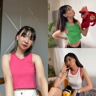 เสื้อแขนกุด Jolie Tank top พร้อมส่ง 3 สี 🍡