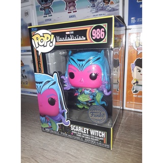 Funko Pop! : WandaVision - Scarlet Witch with Darkhold Book Blacklight