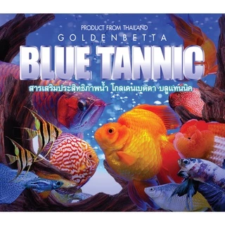GOLDENBETTA Blue Tannic สารเสริมประสิทธิภาพน้ำ สูตรน้ำสีฟ้า (50 cc)