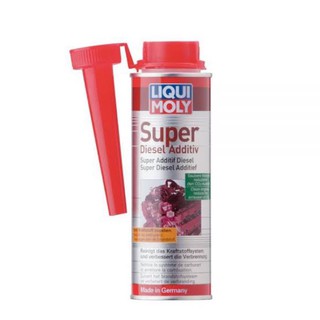 LIQUI MOLY น้ำยาล้างหัวฉีดวาล์ว ห้องเผาไหม้ และเคลือบหัวฉีดเครื่องยนต์ดีเซล SUPER DIESEL ADDITIVE