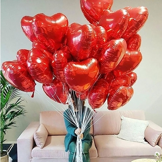 5pcs 18inch Heart Foil Balloon Inflatable Birthday Party Balloons