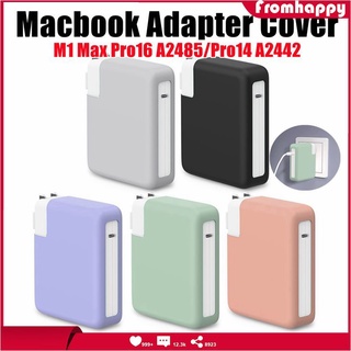 เคสซิลิโคนป้องกันสายเคเบิ้ลสําหรับ Macbook M1 Max Pro16 A2485 Pro14 A2442 Air 2020 A2338 A2337 Pro