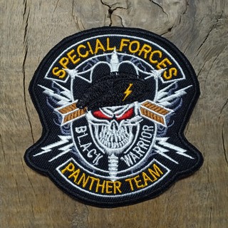 อาร์มทหารพราน PANTHER TEAM มีที่ร้านเราร้านเดียว SPECIAL FORCES ****แบบเย็บติดเสื้อ ชิ้นละ 99฿ เท่านั้น