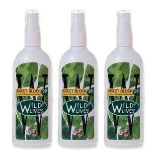 Insect Block Wild Lives Insect Block Deet28 สเปรย์กันยุง กันทาก มี2ขนาด (50ml),(100ml)