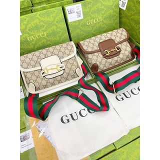 W&amp;H Bag Shop กระเป๋าคาดอก คาดเอว กุชชี่ ขนาด 9 นิ้ว สินค้าพร้อมกล่อง