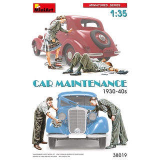 โมเดลประกอบ MiniArt 1/35 MI38019 CAR MAINTENANCE 1930-40s