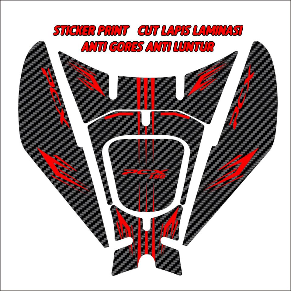 ชุดสติ๊กเกอร์แพดข้าง Tankpad HONDA PCX 150 ALL PCX 150 สติ๊กเกอร์ generic PCX 150 รหัส A