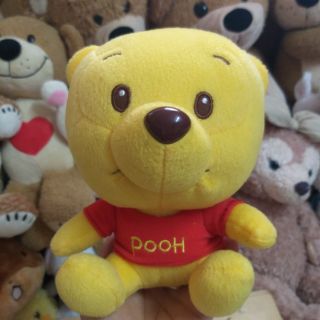 ตุ๊กตาหมีพู Pooh ขนาด 7 นิ้ว ตุ๊กตามือสอง สภาพสวย