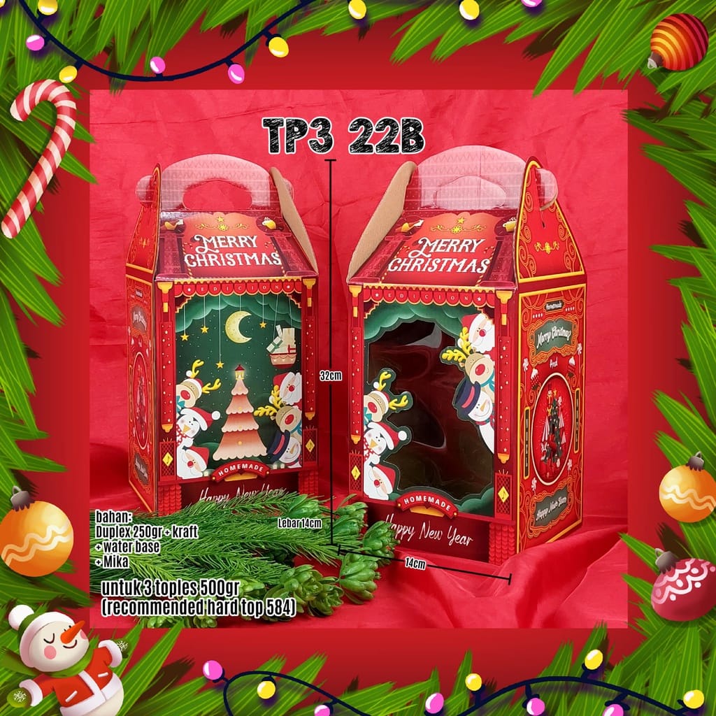TP3 22B BOX / CHRISTMAS EDITION กล่องเค้ก