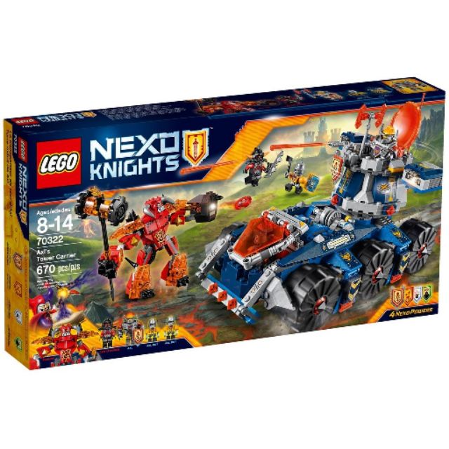 เลโก้ LEGO Nexo Knights 70322 Axl's Tower Carrier