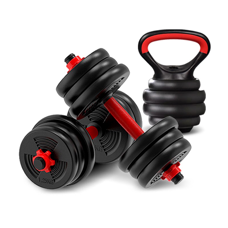 LANCAMP ดัมเบล 3in1 DUMBBELL ดัมเบลล์ ตุ้มน้ำหนัก บาร์เบล KETTLEBELL BARBELL – โปรปัง