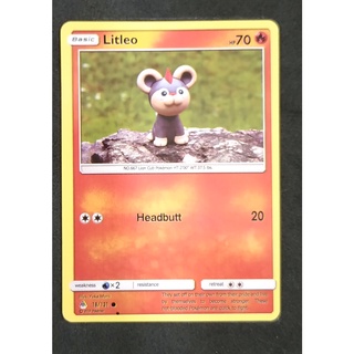 Litleo Basic 18/131 ชิชิโกะ Pokemon Card (Normal) ภาษาอังกฤษ