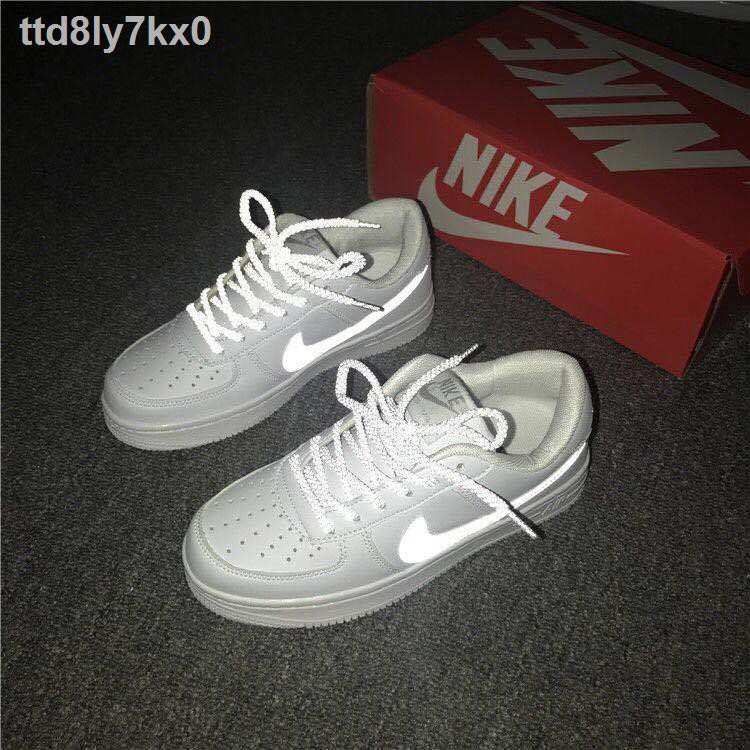 △【Lowest Price】Nike Air Force 1 MID 3M Reflective Unisex Couple Sneakers Shoes Starry Ins White Men Women Causal Low | Shopee