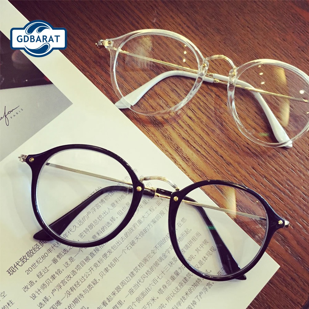 Newyork Vintage Glasses Super Light Round Circle Frame แว่นตาแว่นตา