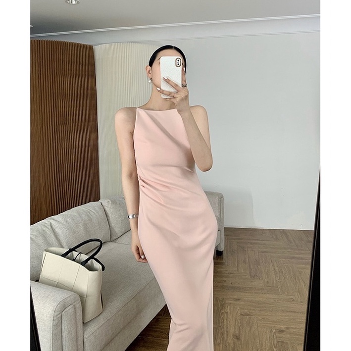 Mogwany พรี เดรส Cara Dress มี4 สีฟ้า, ดำ, ขาว, แดง ผ้าดี มีซับใน งานตัดของร้านเองค่ะ