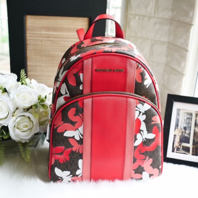 michael kors butterfly backpack