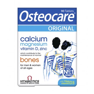 ✈️PRE-ORDER✈️ แคลเซียมชนิดเม็ดสำหรับผู้ใหญ่ Vitabiotics Osteocare Original - Calcium Magnesium Vitamin D, Zinc