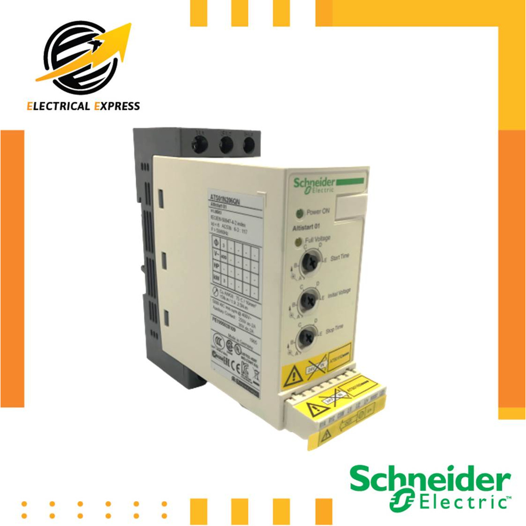 ATS01N206QN / 6A / อุปกรณ์ควบคุมสตาร์ท / ซอฟสตาร์ท / Soft starters Stop/ ชไนเดอร์/ Schneider / ATS01