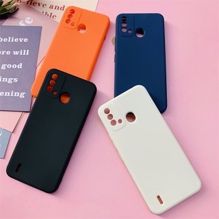 Itel P37 ITEL Vision 2S เคสโทรศัพท์ซิลิโคน TPU แบบนิ่ม ลายการ์ตูน 3D สีแคนดี้ พร้อมขาตั้งโทรศัพท์