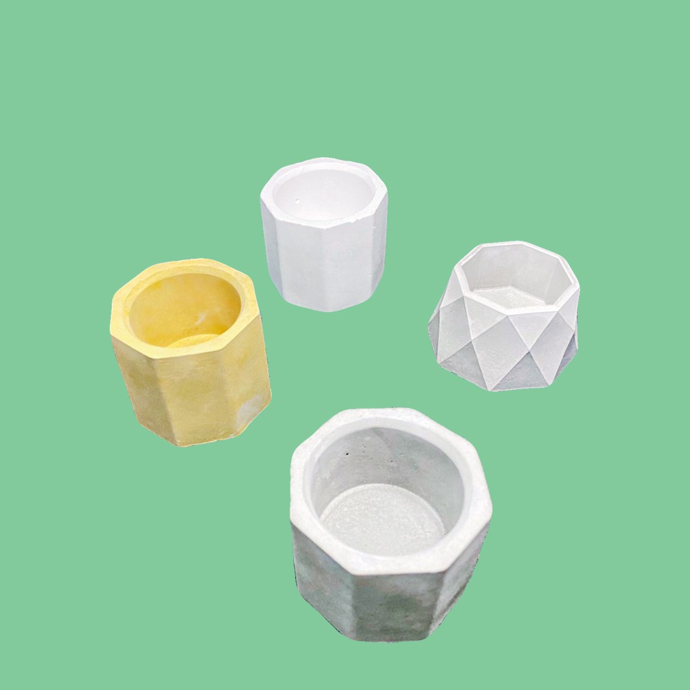 MSHOP กระถางปูน◼️◻️ กระถางกระบองเพชร กระถางแคคตัส กระถางจิ๋ว GWE4487fdhdh