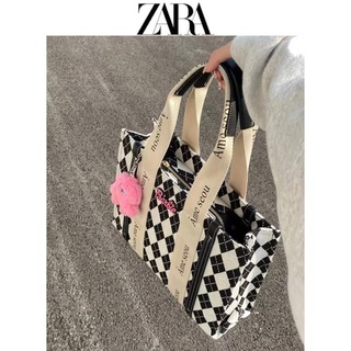 Zara Xinyi กระเป๋าสะพายไหล่ ทรงโท้ท ขนาดใหญ่ จุของได้เยอะ แบบพกพา สําหรับผู้หญิง 2022