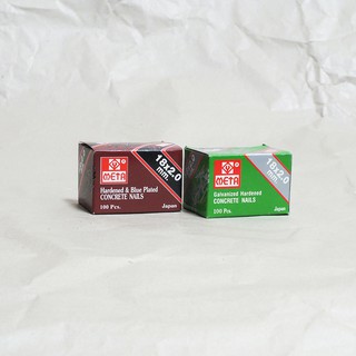 META ตะปูคอนกรีต ขนาด 18x2.0 สีดำหรือสีขาว