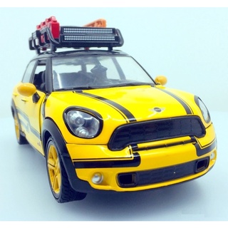 โมเดลรถแข่ง  MOTOR-MAX NO.79752 Mini Cooper S Countryman อัตราส่วน  1:24 จำลองเหมือนจริง ผลิตจากโลหะผสม Diecast