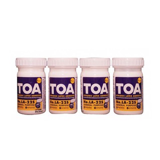 ทีโอเอ กาวลาเท็กซ์ 4 ออนซ์ แพ็ค 4 ขวด TOA Latex Glue 4 oz. Pack of 4