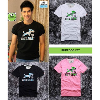 Rudedog เสื้อคอกลม ชาย หญิง รุ่น Est รวมสี