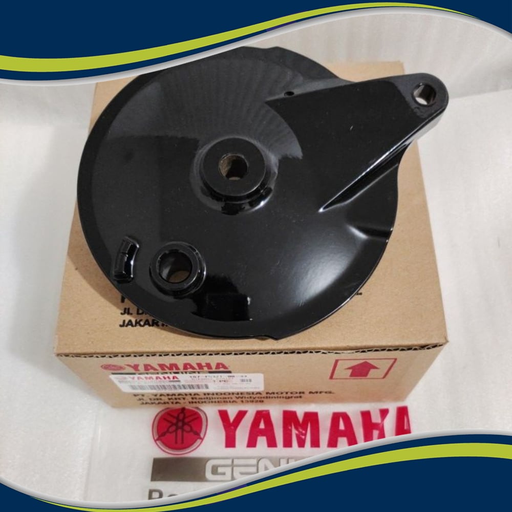 ฝาครอบดรัมสีดํา REAR Yamaha Vega R New-Jupiter Z Burhan-MX 125-Vega Force Original 1S7-F5331-00-33 -