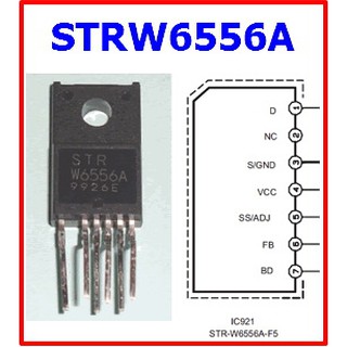 IC STRW6556A ไอซีภาคจ่ายไฟสวิตชิ่งทีวีสี หลายรุ่น ส่งเร็ว ส่งไว ส่งทันทีที่มีออร์เดอร์