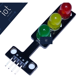 LED 8 mm traffic signal lamp module 5V (โมดูลไฟจราจร)