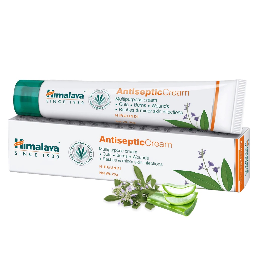 Himalaya Antiseptic cream ครีมฆ่าเชื้อ ลดรอยแดงของแผลอักเสบ 20g.