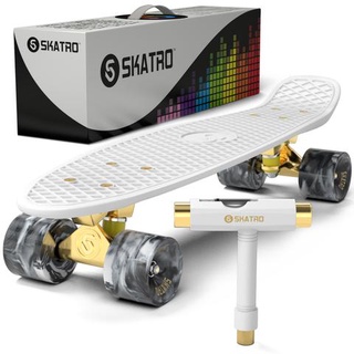 [พร้อมส่ง] Skatro ครุยเซอร์สเก็ตบอร์ด สี White Mamba