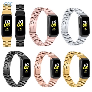 Cre สายคล้องข้อมือสแตนเลสสําหรับ Samsung Galaxy Fit Sm-R370