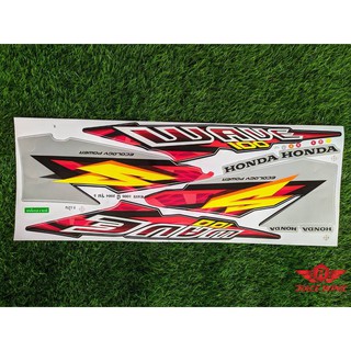 สติ๊กเกอร์ HONDA WAVE 100-110 ปี2001-2004 สติ๊กเกอร์มอเตอร์ไซค์