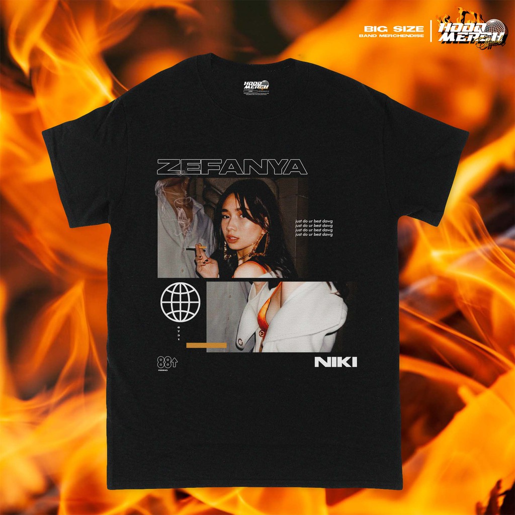 เสื้อยืดคอกลมเสื้อยืดวินเทจ NIKI ZEFANYA - 88 RISING HOMAGE TEE / OVERSIZE / NIKI ZEFANYA ขนาดใหญ่สํ