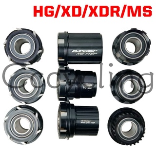 Pasak Freehub Body HG MS XD XDR ฮับตัวถัง 6 ช่อง 6 ช่อง สําหรับฮับจักรยานเสือภูเขา Arc Hub 36 หลุม