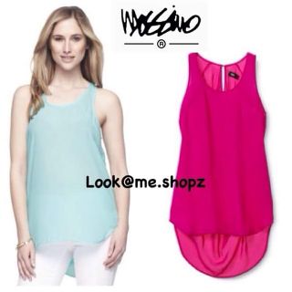 Mossimo® : Pink Draped Back Tank