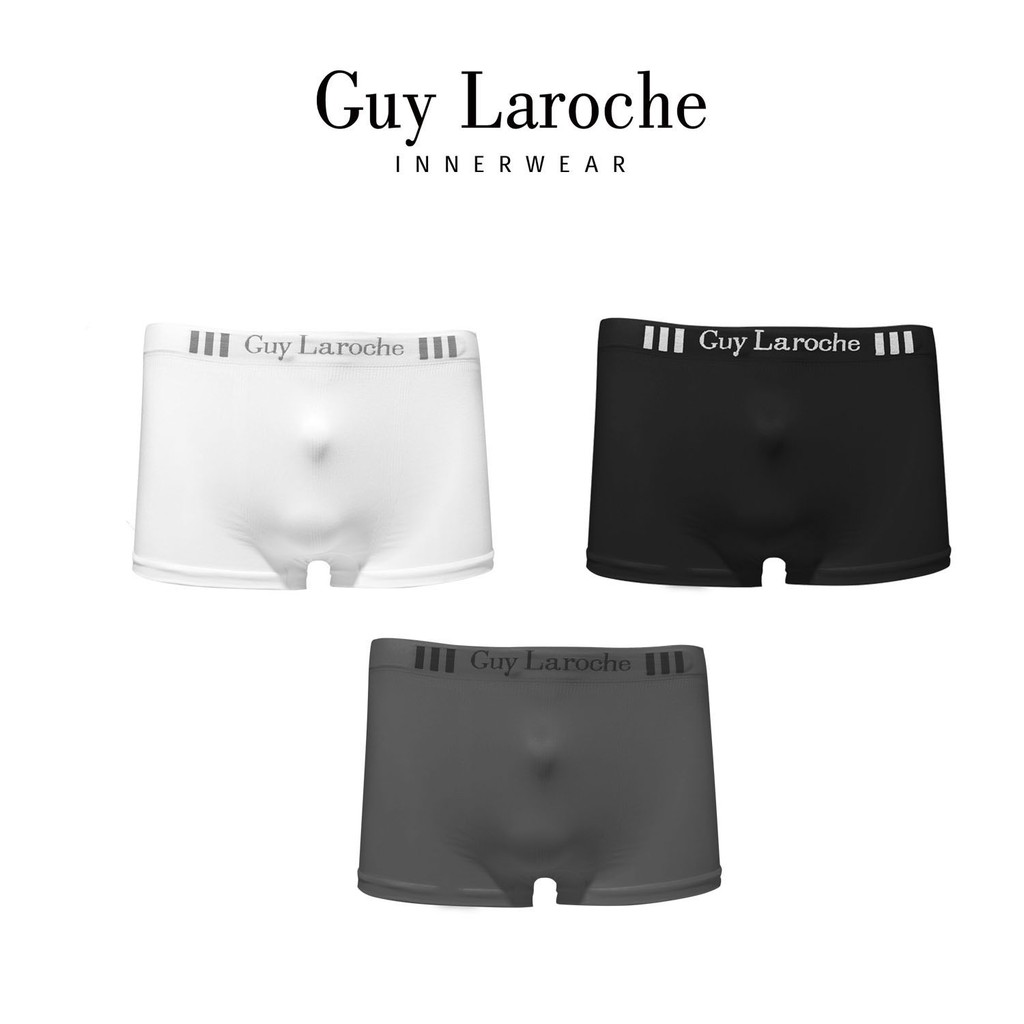 Guy Laroche กางเกงชั้นในชาย (รุ่น SEAMLESS ) แพค 1 ตัว มีให้เลือก3 สี ทรง TRUNK (JUU6630R4)