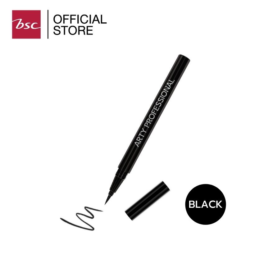 ARTY PROFESSIONAL DEEP BLACK LIQUID EYELINER อายไลน์เนอร์สูตรกันน้ำหัวปากกาเมจิก กรีดง่าย แห้งเร็ว