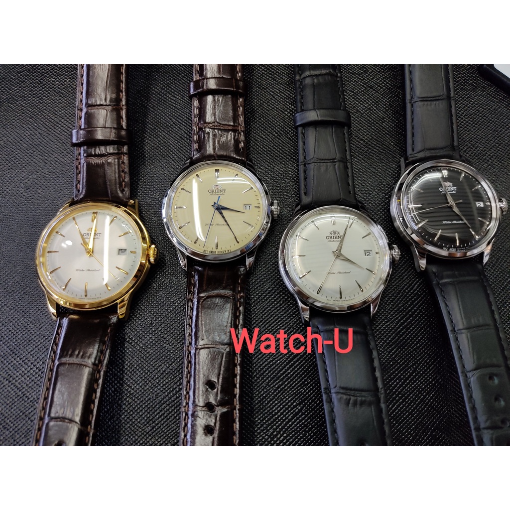 นาฬิกา Orient Automatic Watch 38.4mm RA-AC0M01S(เรือนทอง) , RA-AC0M02B(หน้าดำ) , RA-AC0M03S(หน้าเงิน) , RA-AC0M04Y(ครีม)