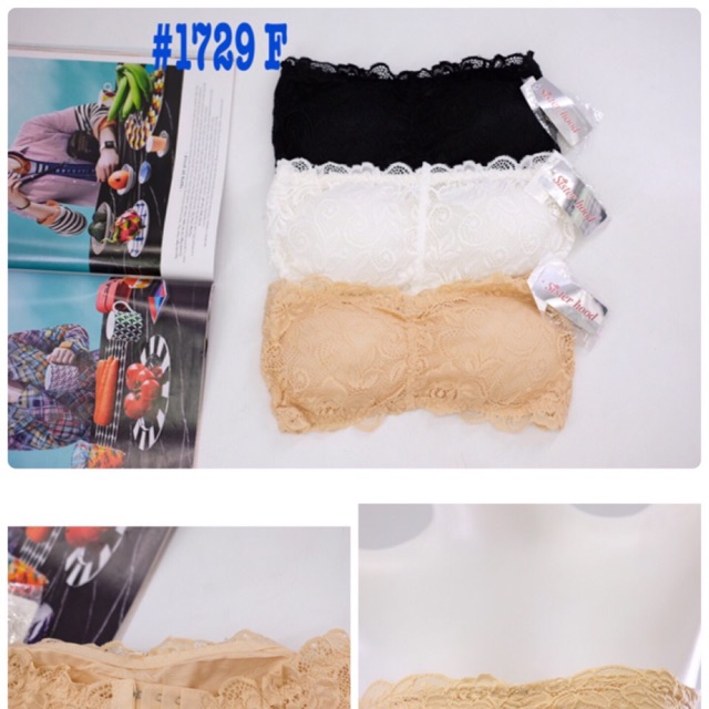 เกาะอกลูกไม้ ตะขอหลัง มีสายใสแถมให้ sisterhood 1729