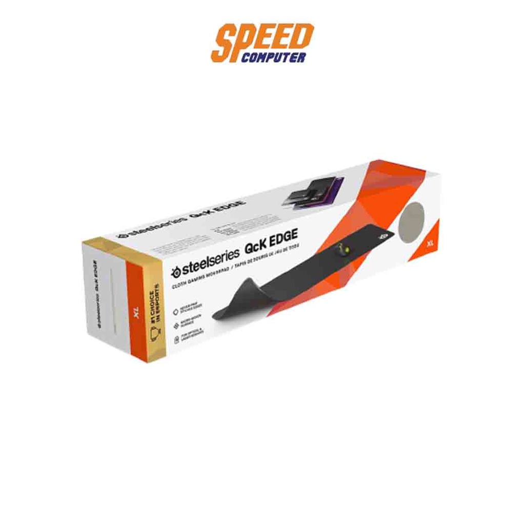 STEELSERIES QCK EDGE GAMING MOUSE PAD - XL SIZE 1Y By Speed Com