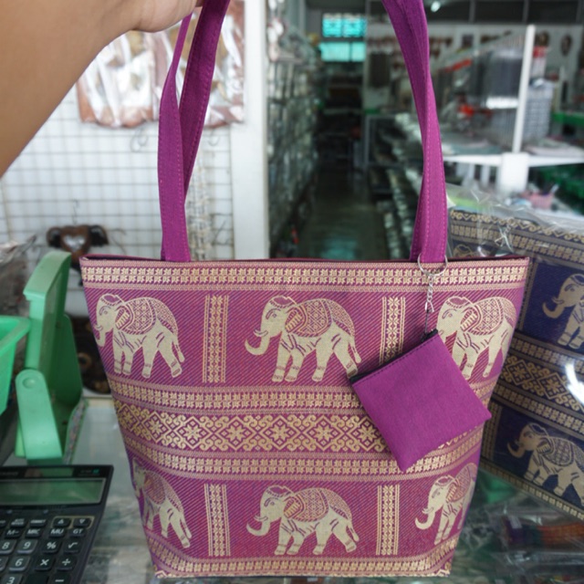 ❤️มีหลายสี❤️ กระเป๋าผ้าไหม ผ้าไหมไทย