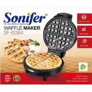 ❤️Love Sale❤️ เครื่องทำขนมวาฟเฟิล วอฟเฟิล กลมใหญ่ กำลังวัตต์ 1200วัตต์ Sayona Waffle maker