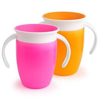 Munchkin : MNK21136 ถ้วยหัดดื่ม 7oz. Miracle 360 Trainer Cup - 2pk