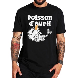 [COD]ใหม่ เสื้อยืดลําลอง แขนสั้น พิมพ์ลายดอกไม้ Poisson DAvril April Fish April Fool 2022 สําหรับผู้ชาย ผู้หญิง ของขวัญ