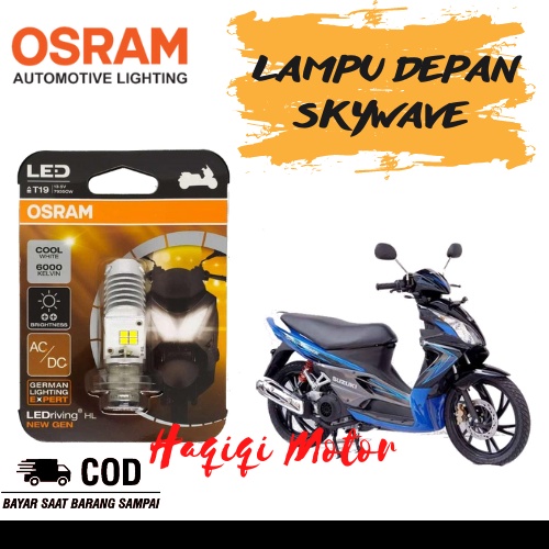 ไฟหน้า Led Osram Suzuki Skywave T19 ดั้งเดิม